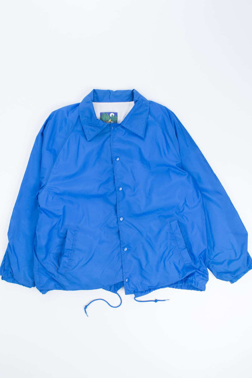 Vintage Royal Blue Coaches Jacket