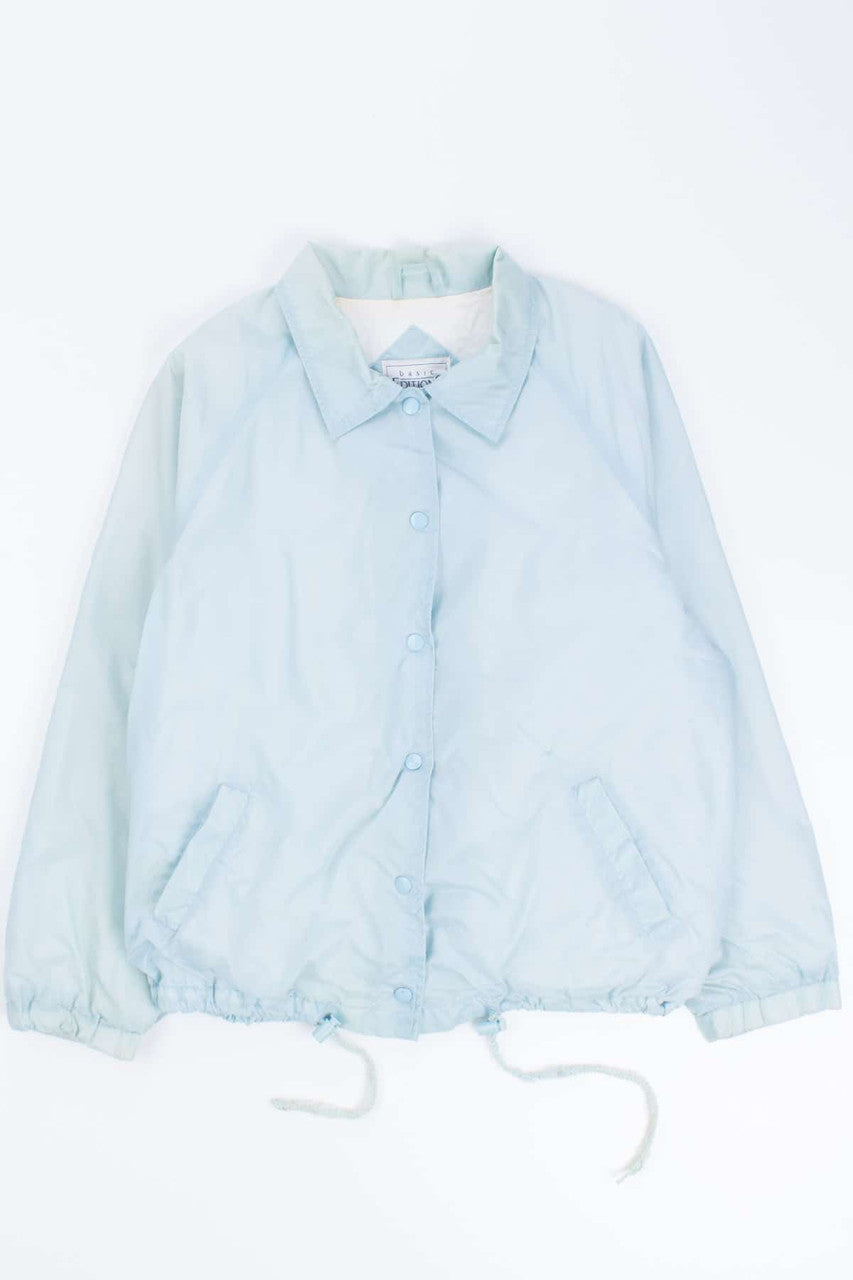 Vintage Crystal Blue Coaches Jacket