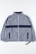 Navy Checkered Spring Jacket