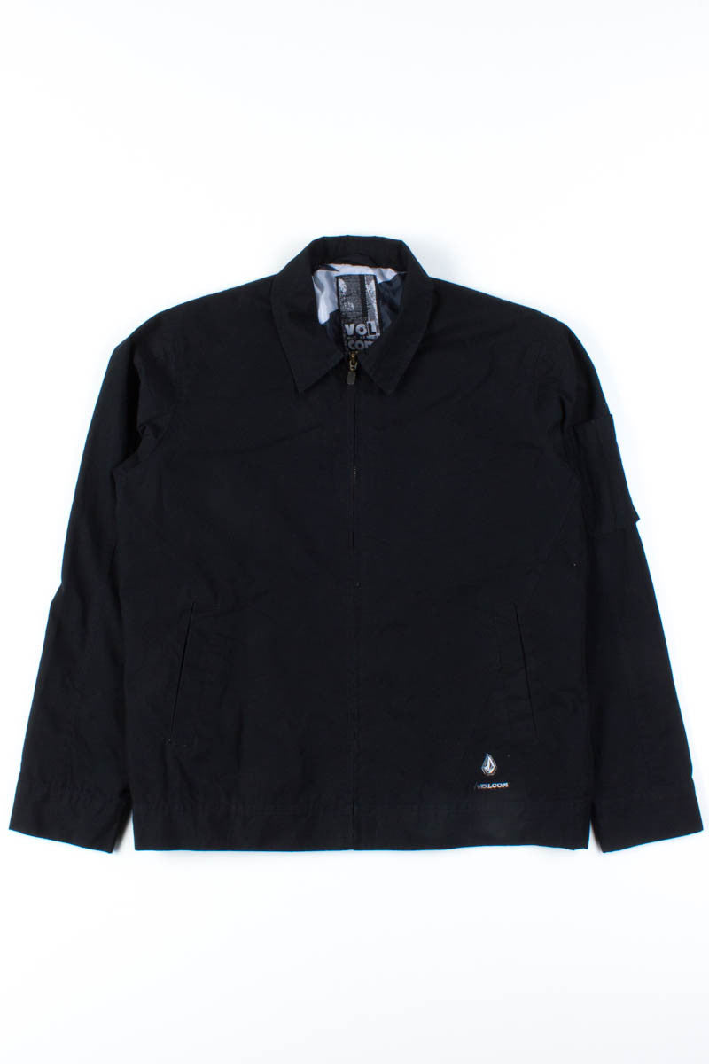 Black Volcom Spring Jacket