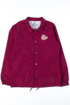 Burgundy Old English Coach Jacket
