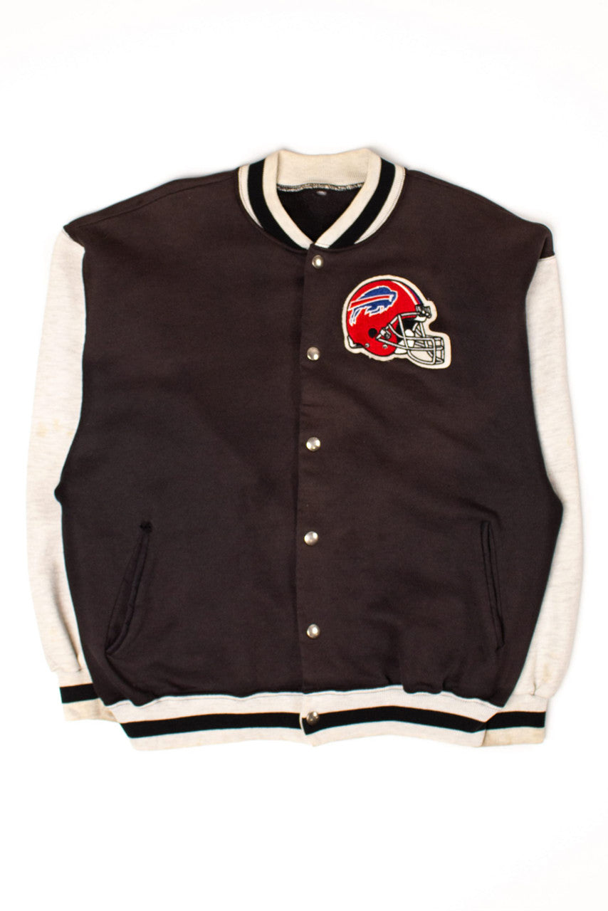 Vintage Buffalo Bills Varsity Sweatshirt Jacket (1990s)