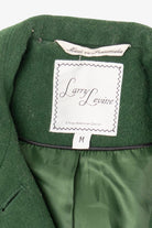 Vintage Green Larry Levine Coat (1990s)