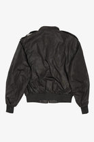 Vintage Black Members Only Bomber Jacket (1980s)
