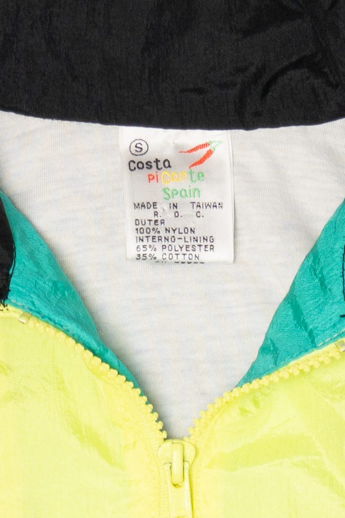Vintage Color Block Costa Picante Windbreaker (1990s)