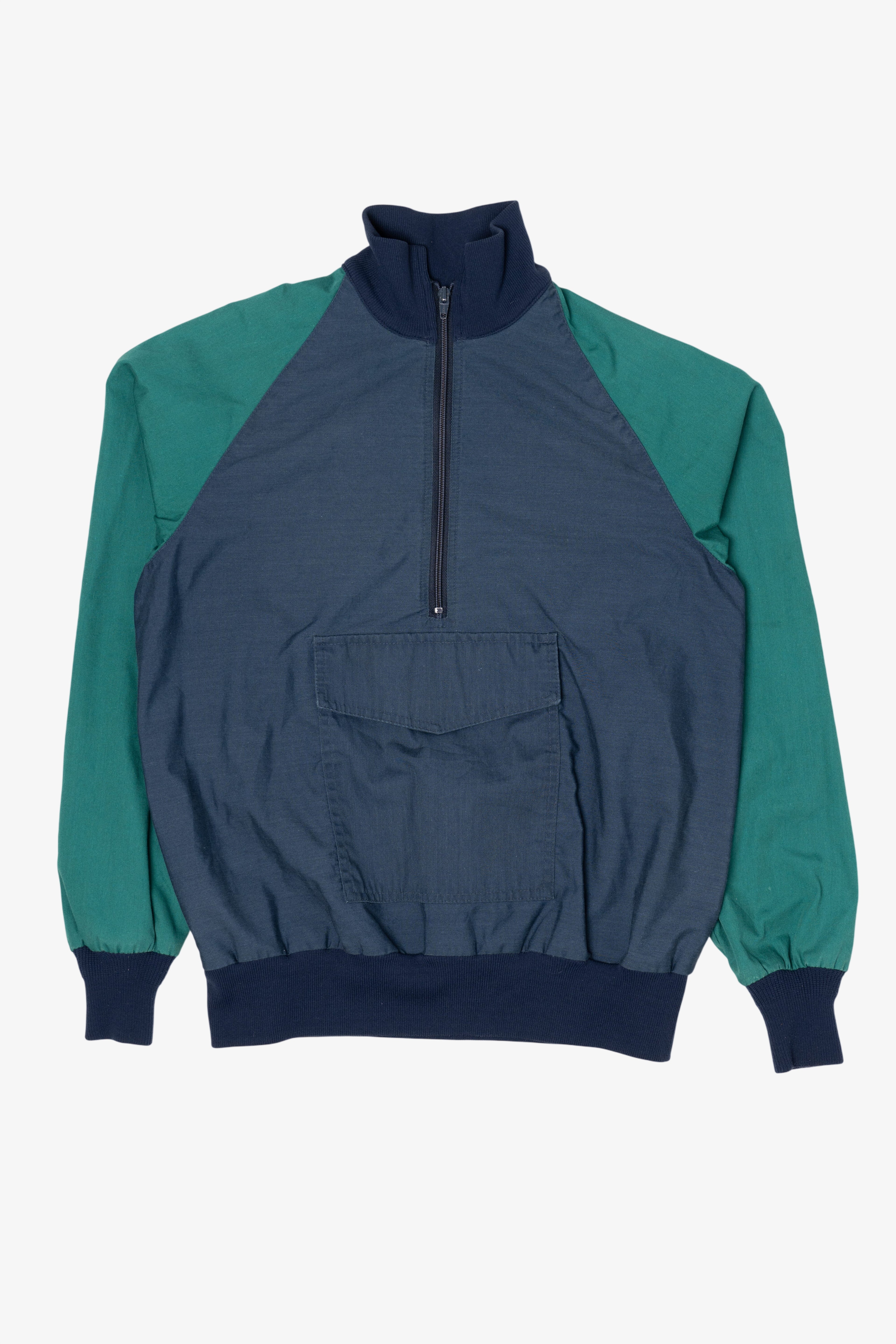 Vintage Color Block half Zip Field & Stream Lightweight Jacket (1970s)