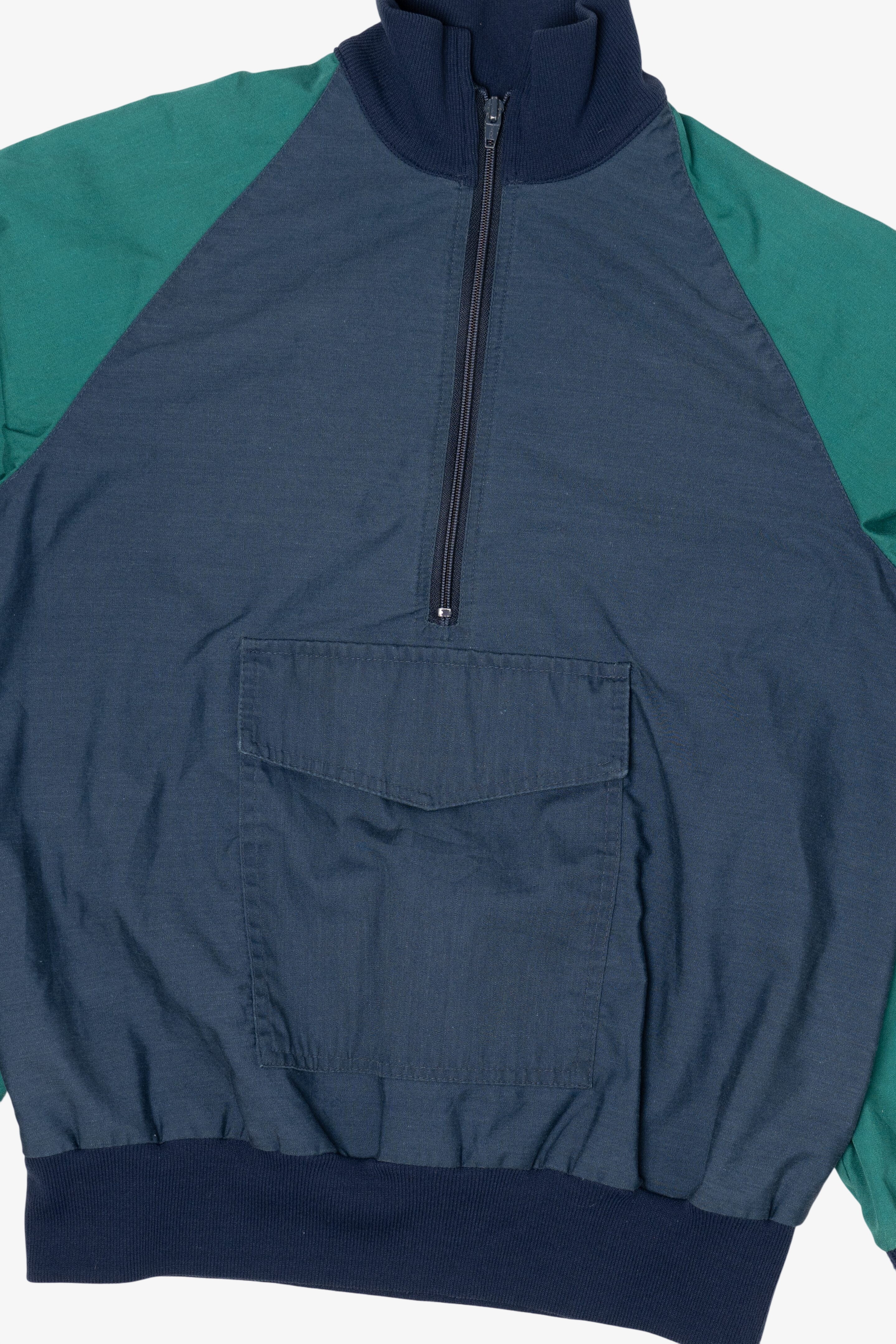 Vintage Color Block half Zip Field & Stream Lightweight Jacket (1970s)