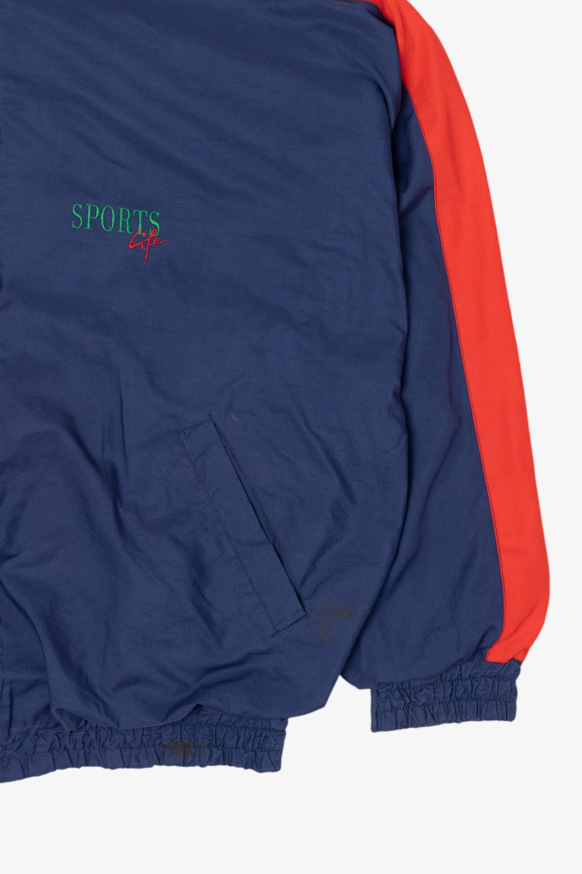Vintage Color Block Sports Life Lightweight Windbreaker (1990s)