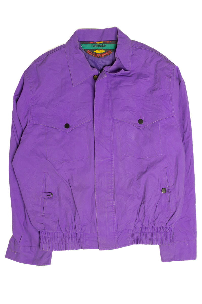 Vintage Purple Wrangler Brushpopper Jacket