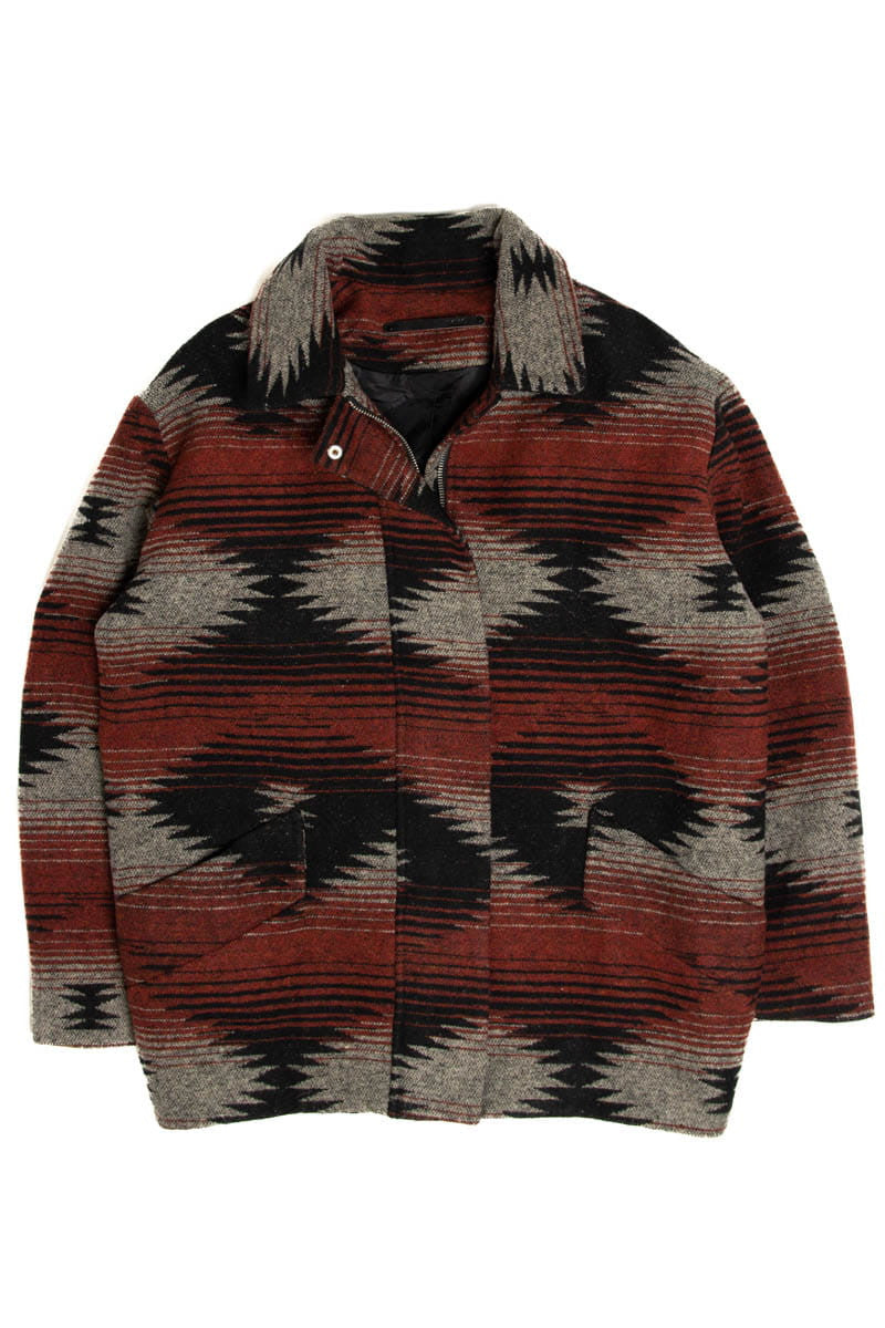 Rust & Gray Mango Lightweight Jacket