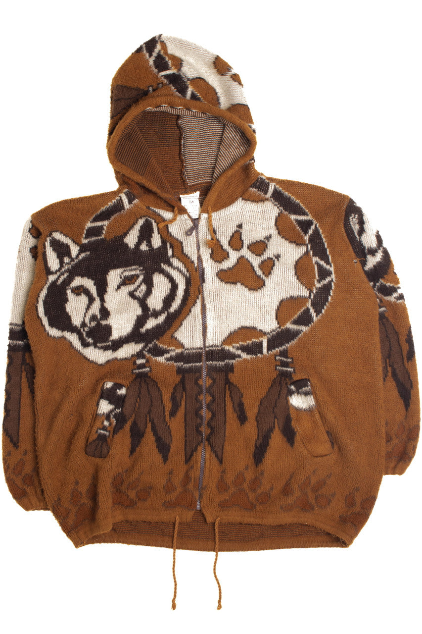 Soft Wolf Dreamcatcher Hoodie