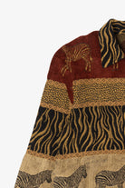 Vintage TanTrums Zebra Safari Jacket (1990s)