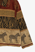 Vintage TanTrums Zebra Safari Jacket (1990s)