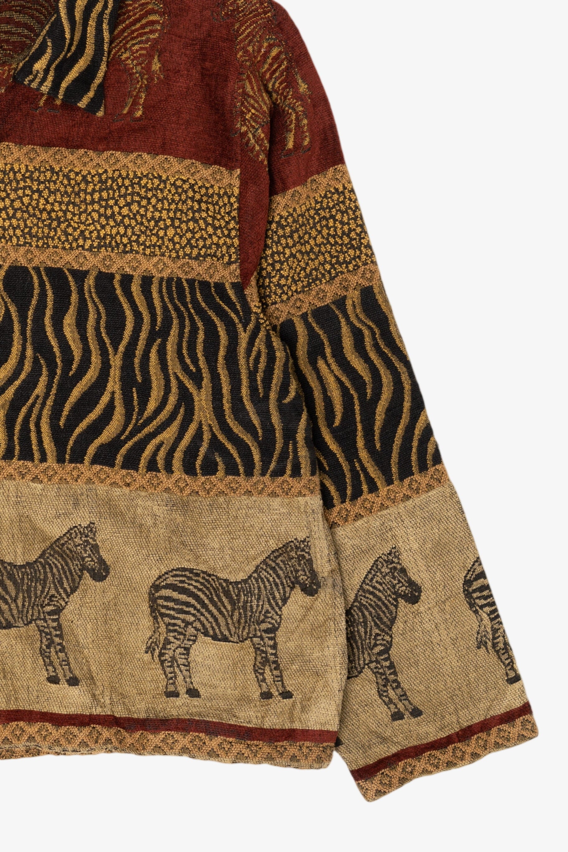 Vintage TanTrums Zebra Safari Jacket (1990s)