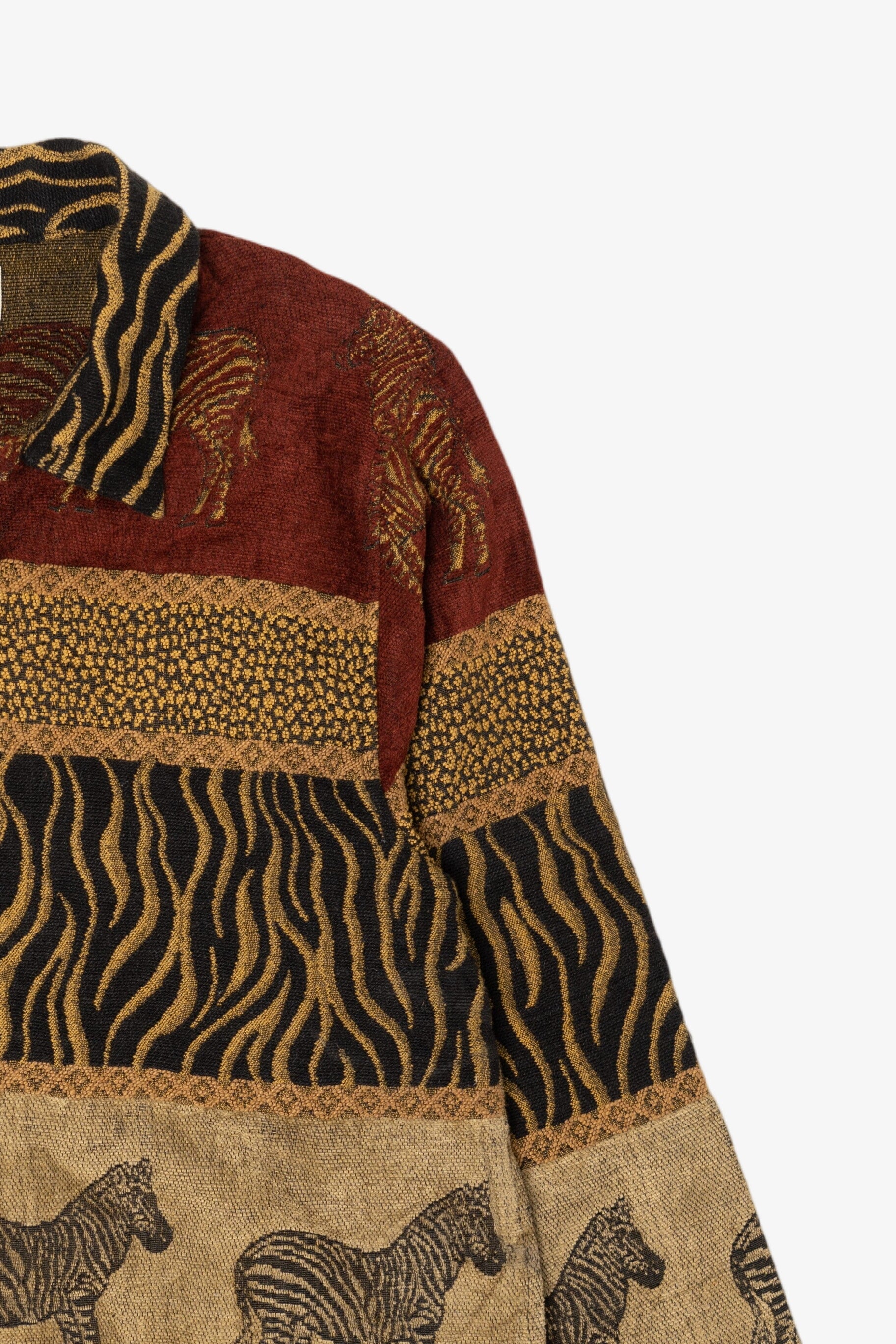 Vintage TanTrums Zebra Safari Jacket (1990s)