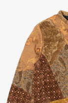 Vintage Alex Kim Tan Patchwork Jacket (1990s)