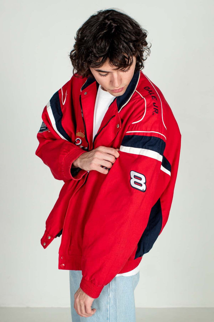 Vintage Dale Jr. Budweiser NASCAR Jacket (2000s)