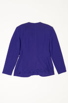 Vintage Purple Anne French Embroidered Blazer (1980s)