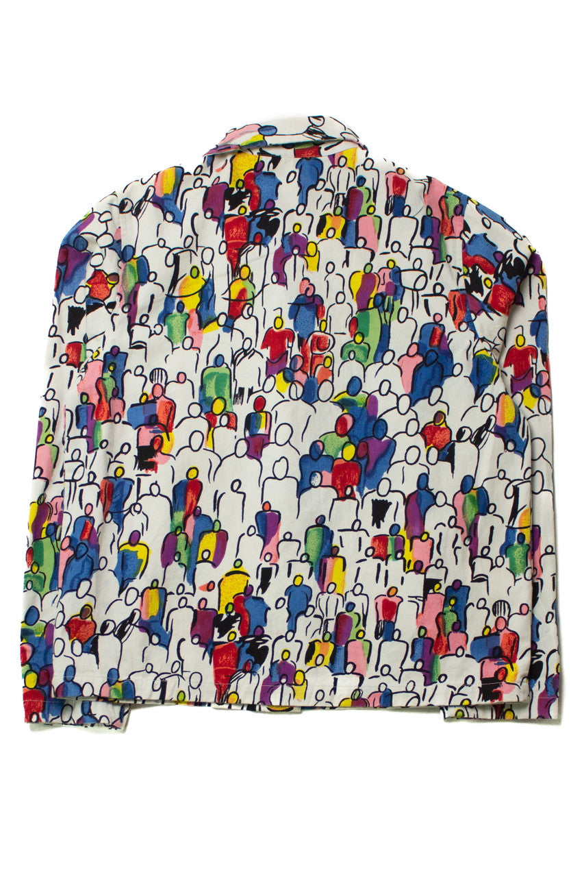 Vintage Rainbow People Lightweight Jacket (sz. Small)