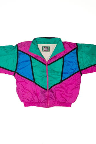 Vintage Kuma Sport Colorblock Lightweight Jacket
