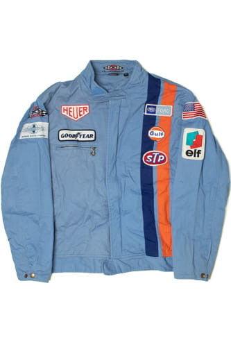 Vintage Racing Gear Patched A2Z Racer Jacket