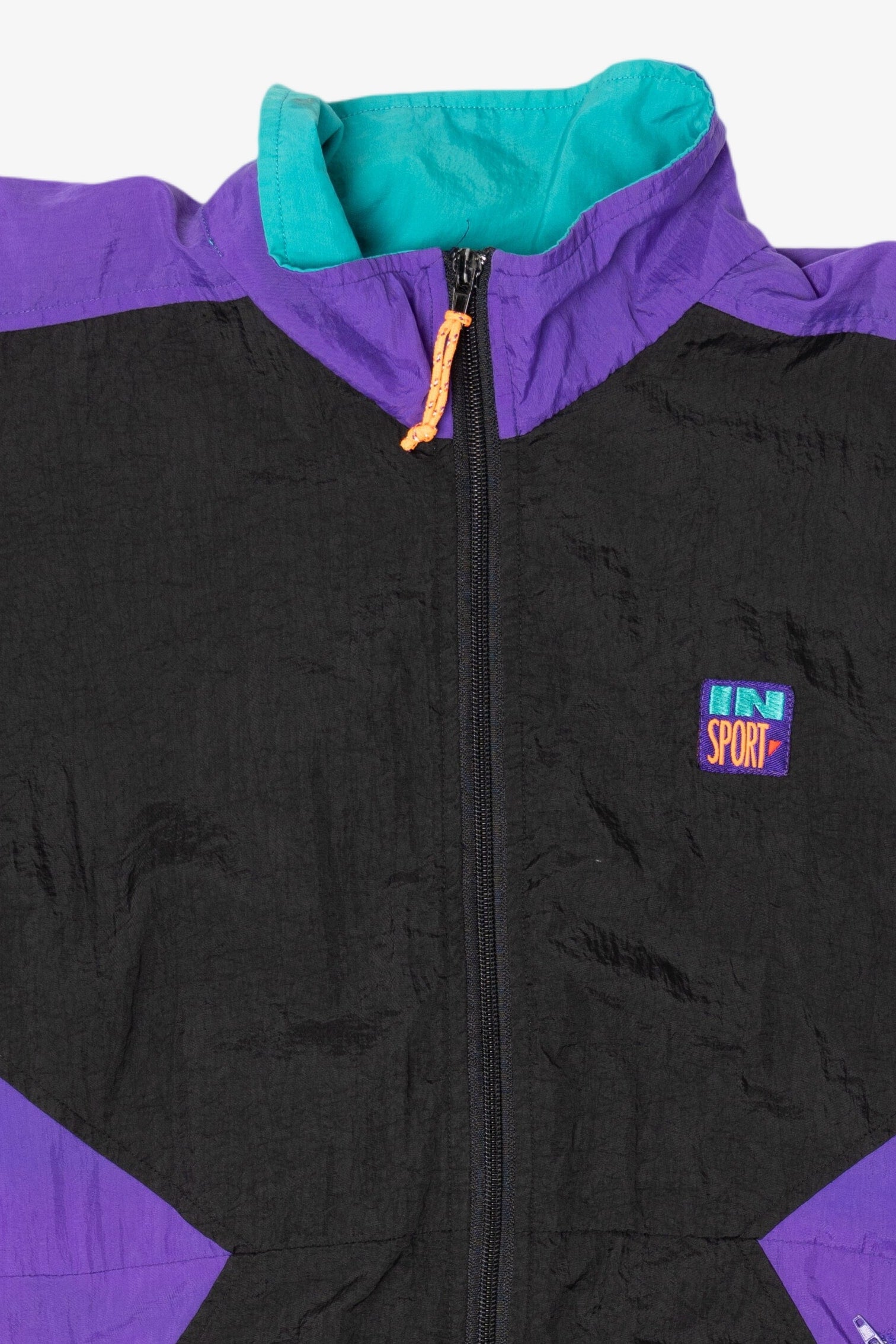 Vintage Color Block In Sport Windbreaker (1990s)