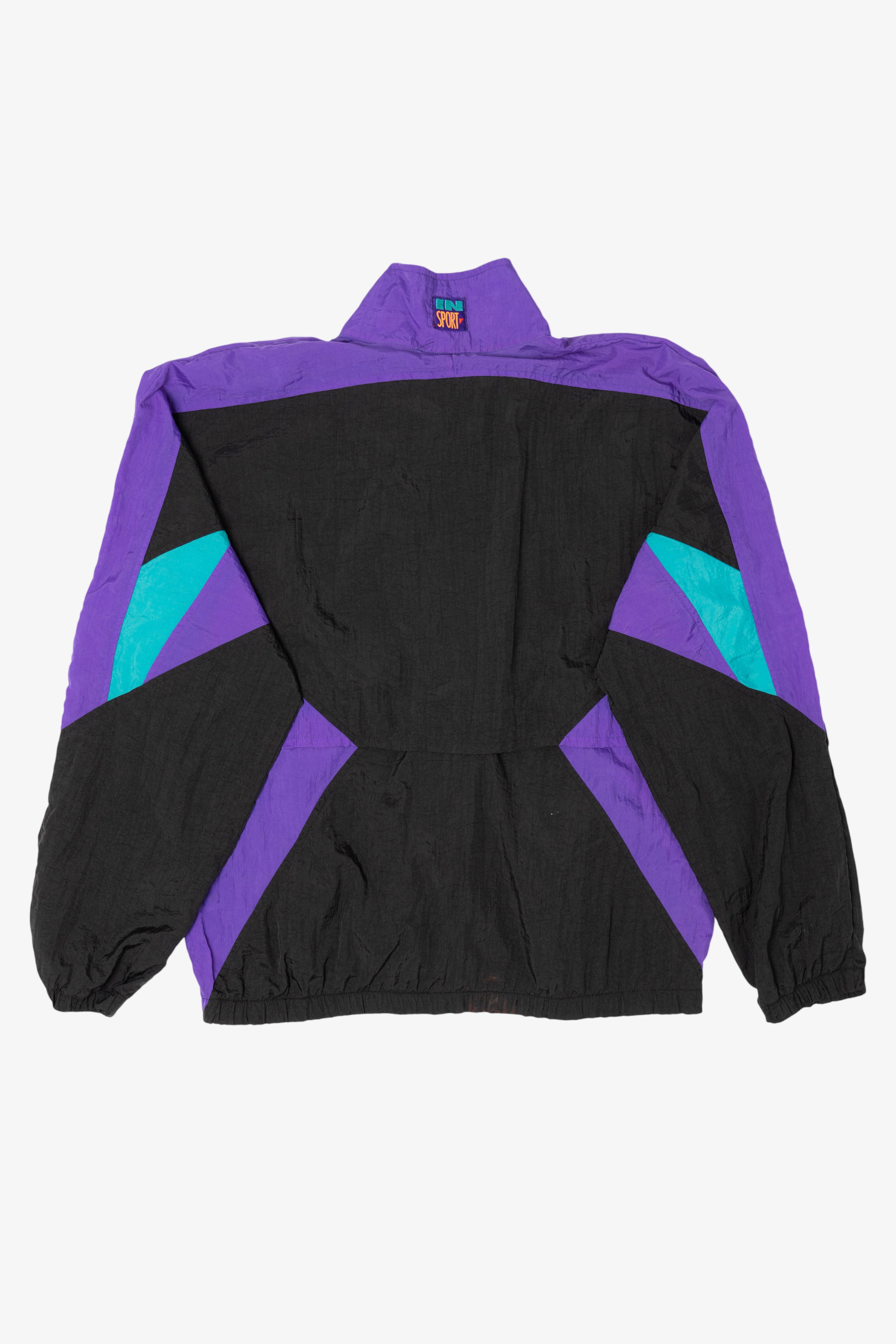 Vintage Color Block In Sport Windbreaker (1990s)