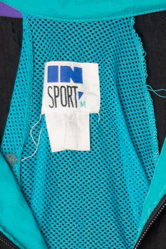 Vintage Color Block In Sport Windbreaker (1990s)