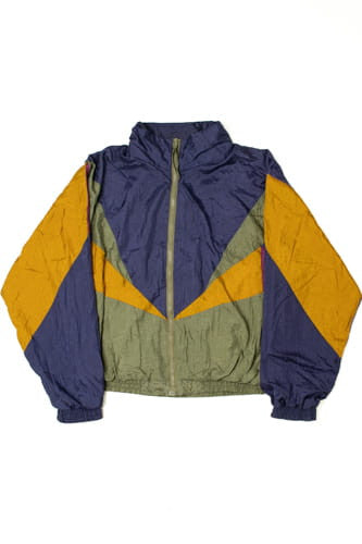 Vintage Navy & Sage 10th Gear Lightweight Jacket
