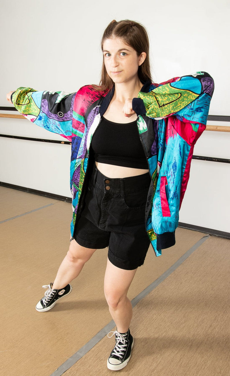 Vintage Picasso Graphic Lightweight Jacket (1990s)