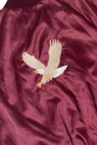Vintage King Louie Pro Fit Bomber Jacket With Eagle Embroidery