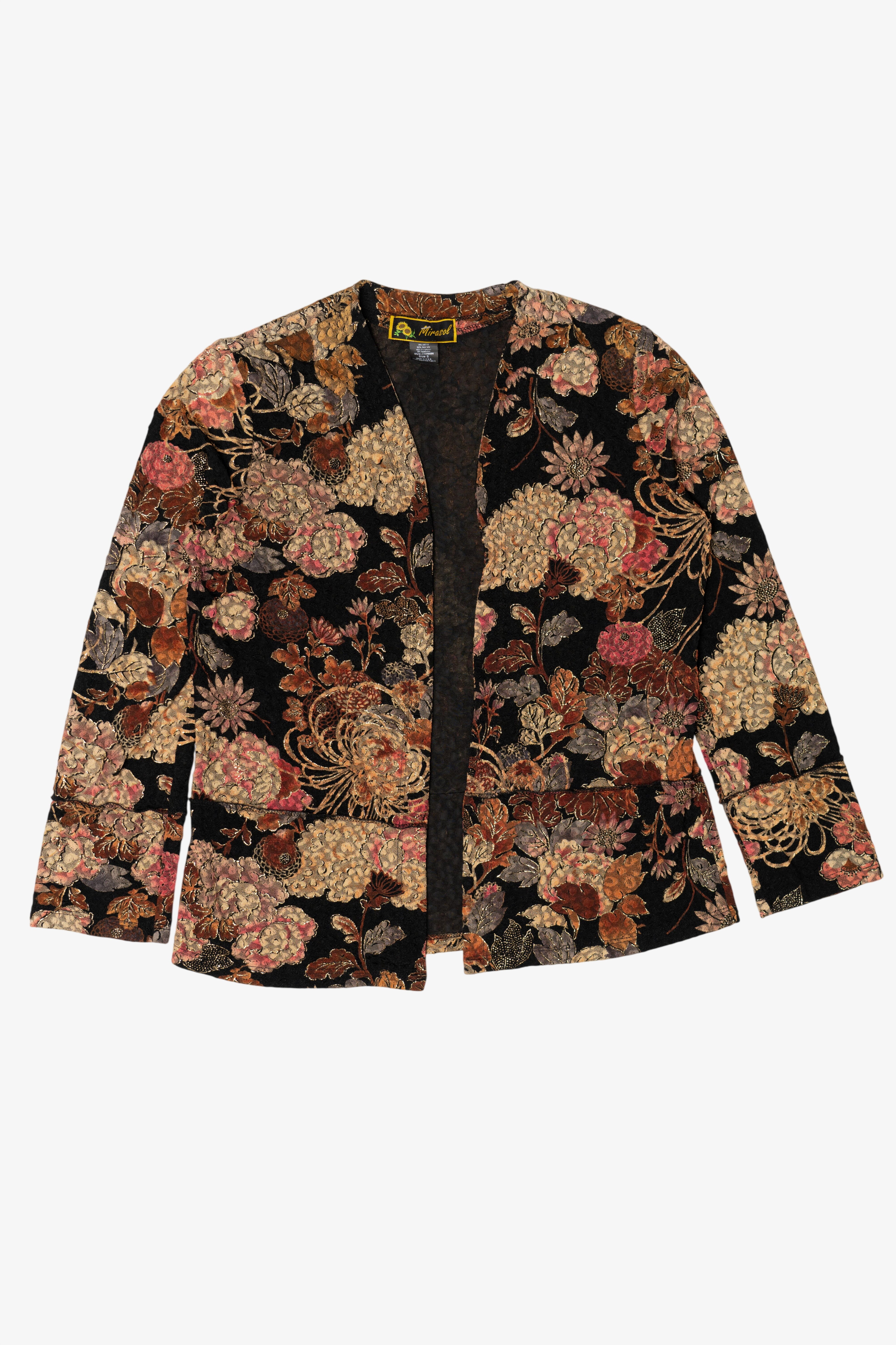 Vintage Mirasol Floral Lightweight Jacket (1990s)