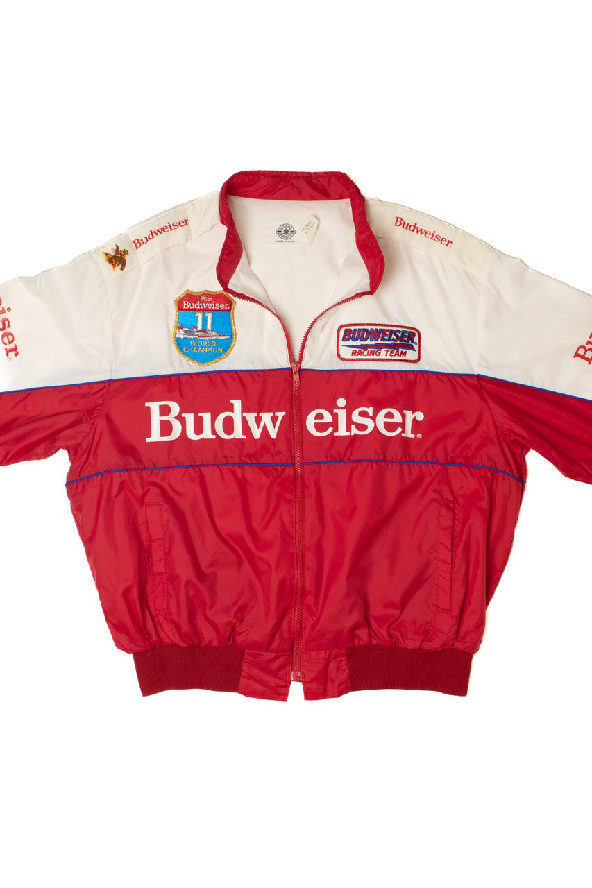 Vintage Budweiser Racing "Miss Budweiser" World Champion Patch Lightweight Jacket