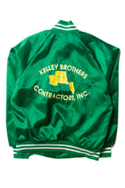 Vintage Kelley Brothers Satin Bomber Jacket (1980s)