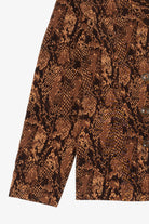 Vintage Kasper ASL Snakeskin Print Blazer (1980s)
