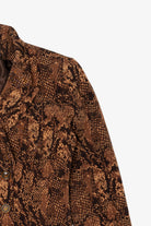 Vintage Kasper ASL Snakeskin Print Blazer (1980s)
