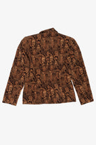 Vintage Kasper ASL Snakeskin Print Blazer (1980s)