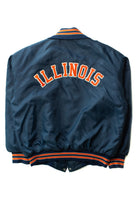 Vintage Illinois Illini Bomber Jacket (1980s)