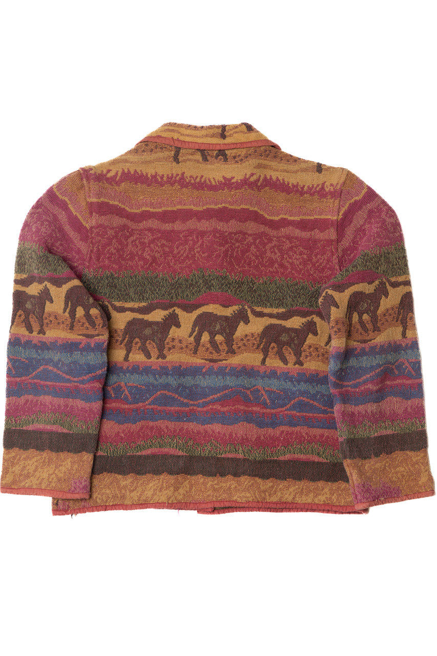 Vintage Horse Tapestry Lightweight Jacket