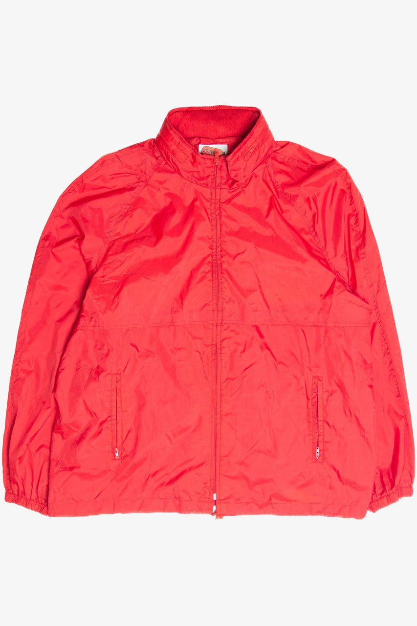 Vintage Red Lightweight Wind Jacket