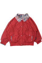Vintage Red Plaid Lined Izzi Lightweight Jacket