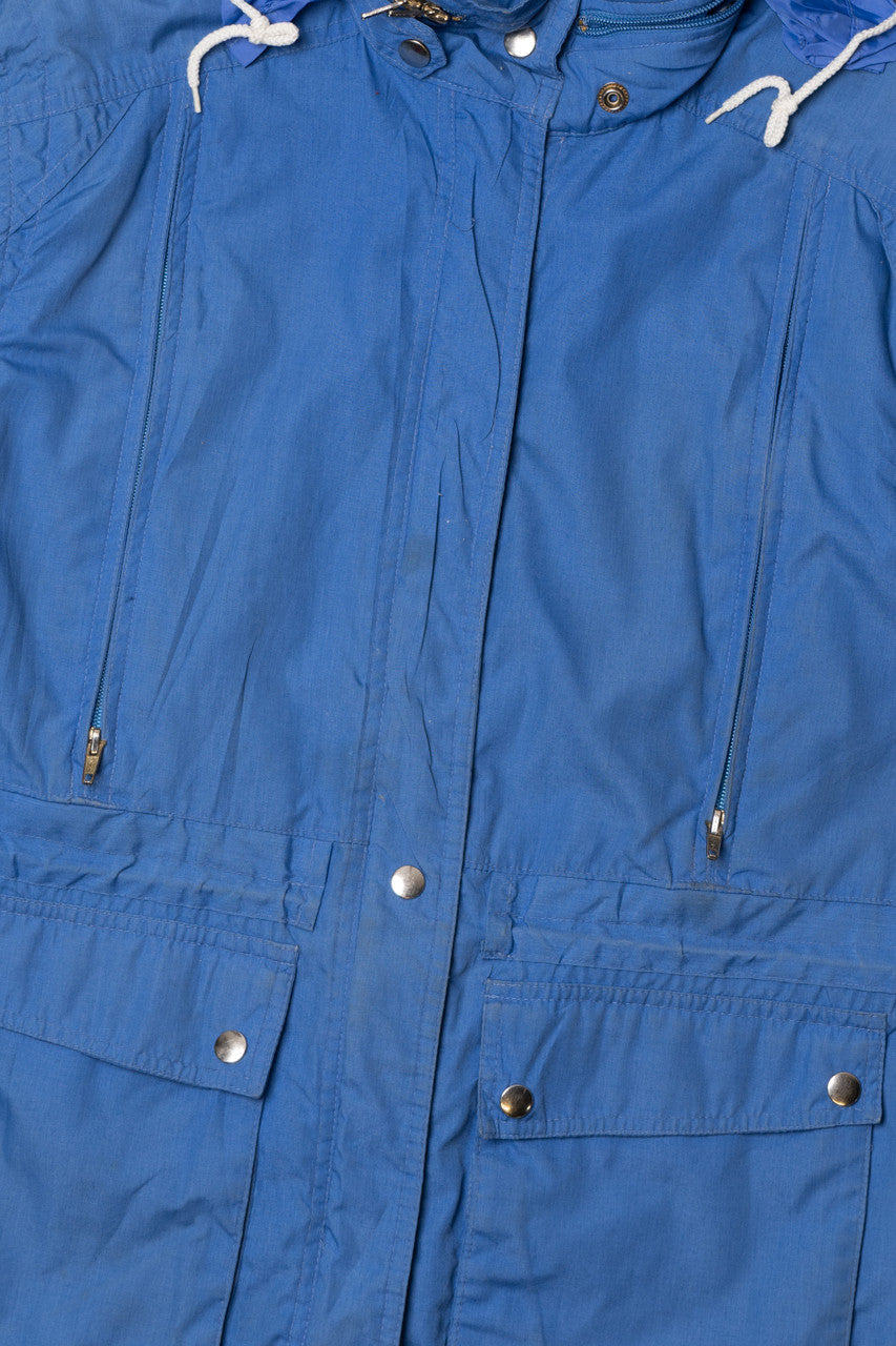 Vintage Henri Christian Concealed Hood Lightweight Jacket