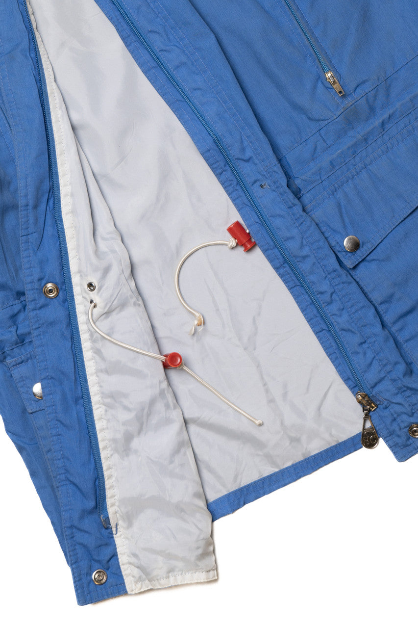 Vintage Henri Christian Concealed Hood Lightweight Jacket