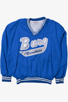 Vintage "Burg Baseball" Windbreaker Pullover Lightweight Jacket
