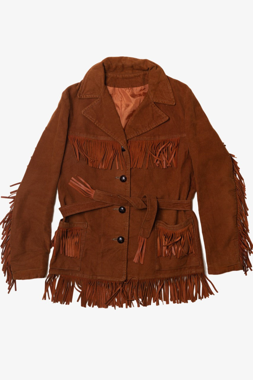 Vintage Faux Suede Fringe Lightweight Jacket – Ragstock