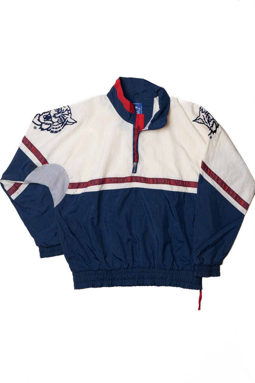 Vintage Arizona Wildcats Quarter Zip Starter Lightweight Jacket