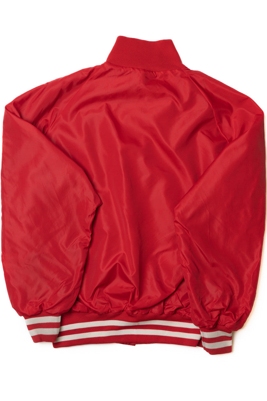 Vintage Red Blank Pla-Jac by Dunbrooke Lightweight Jacket