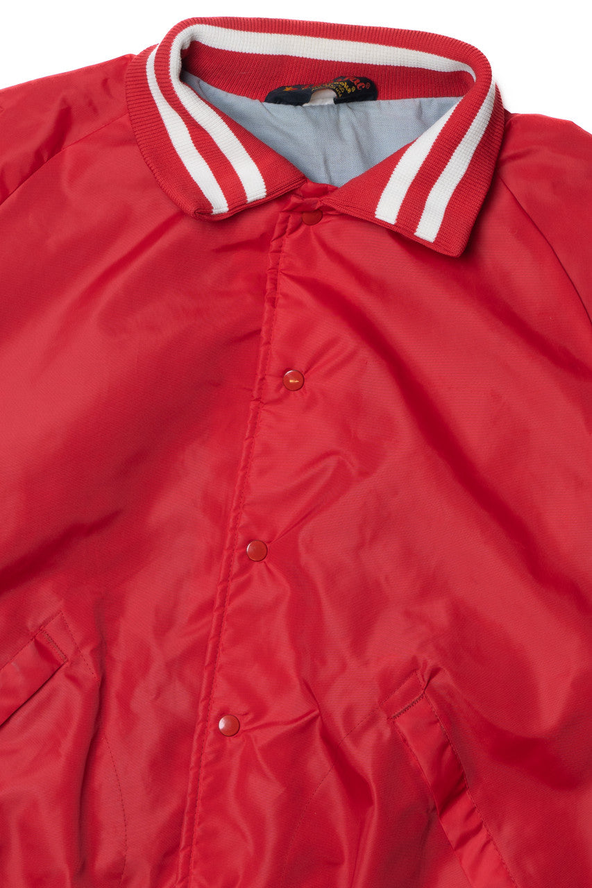 Vintage Red Blank Pla-Jac by Dunbrooke Lightweight Jacket