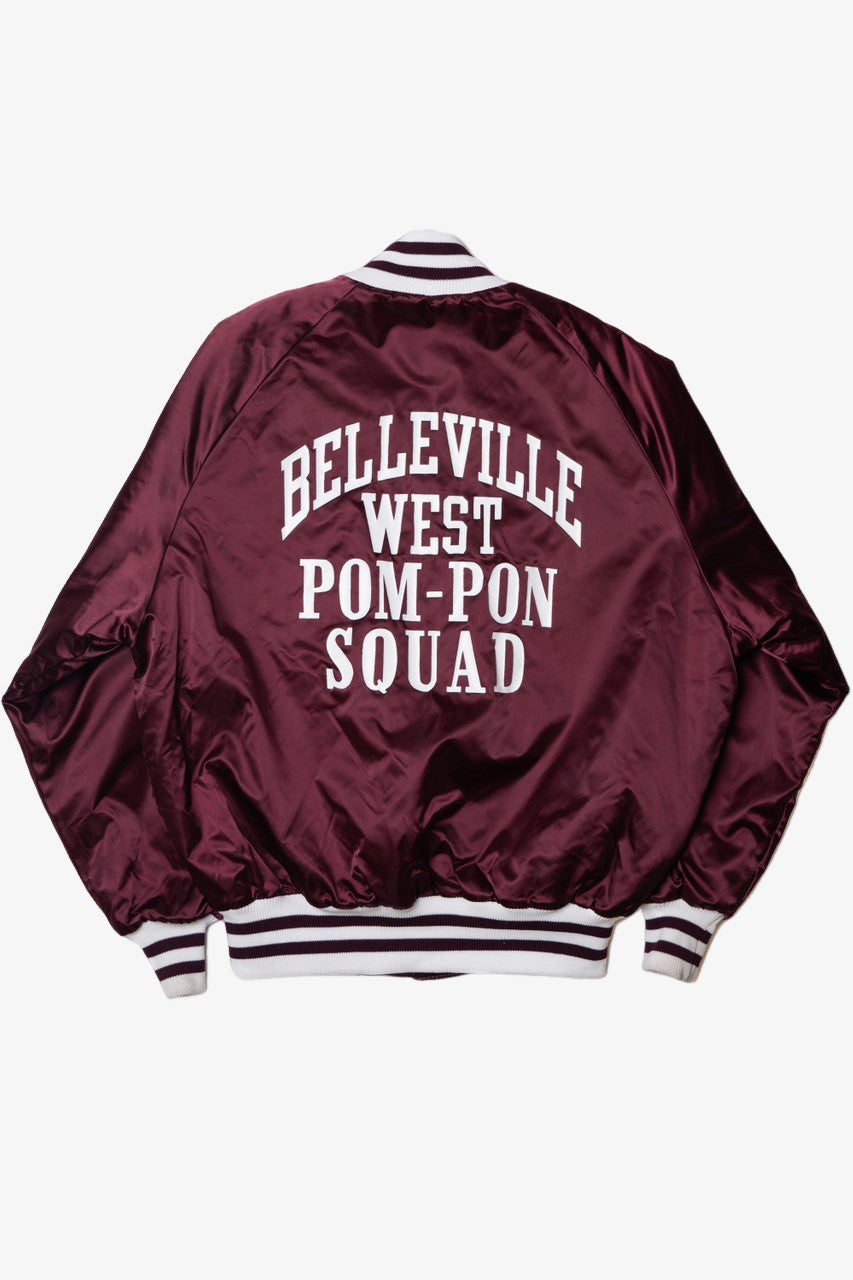 Vintage "Belleville West Pom-Pon Squad" Nylon Lightweight Jacket