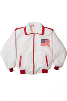 Vintage American Flag Kim Baker Designs Lightweight Jacket